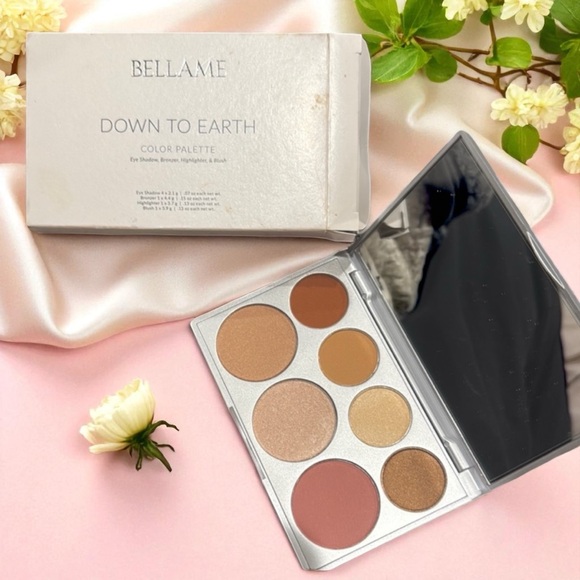 Bellamie Earthy Tones Palette - Down to Earth Makeup eyeshadow, blush bellame - Picture 2 of 5